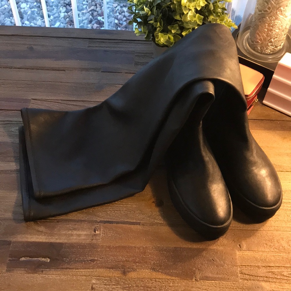 Lust for Life Platform OTK Vegan Leather Boots NWT - Picture 2 of 8